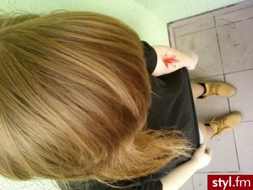 Blond Rozpuszczone Proste Na co dzień Średnie Fryzury