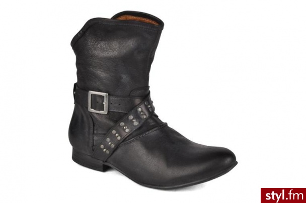 Koah PÓŁBUTY I BOTKI KRISTY BY KOAH (Czarny) - Botki Buty Moda