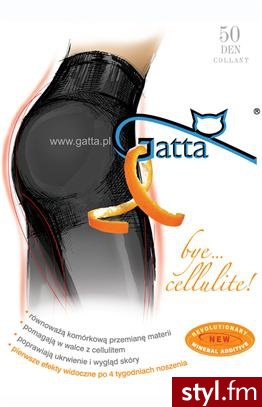 Gatta Bye Cellulite rajstopy 50 den (czarny) - Rajstopy Bielizna Moda