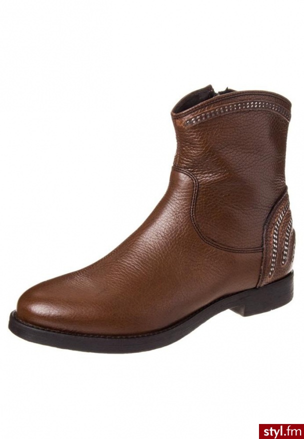 Nana by Francesco Morichetti BRADFORD Botki kowbojki i motocyklowe brązowy (88000d0) - Pozostałe Buty Moda
