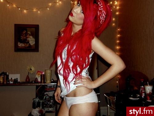 Rude EMO Alternatywne Długie Fryzury