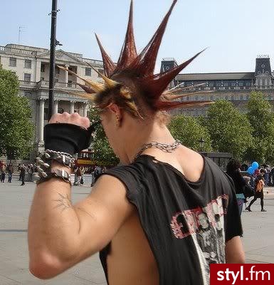 Punk Rock Alternatywne Średnie Fryzury