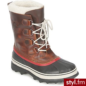 Sorel Buty  Caribou Wl Brown - Kozaki Buty Moda
