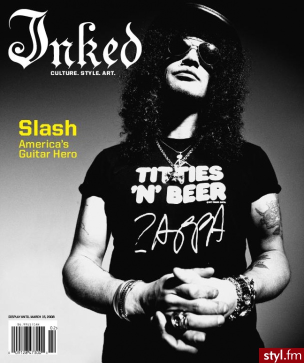 Slash in Inked magazine - Misz-masz