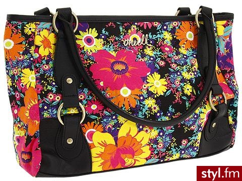 kwiecista torebka firmy O\'neill - 45.50$ - Pozostałe Torebki Moda