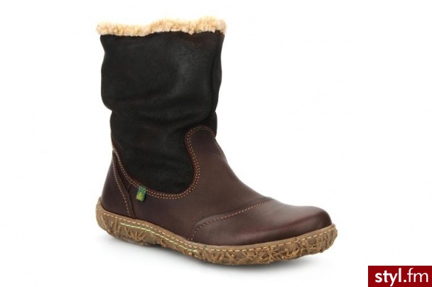 El Naturalista PÓŁBUTY I BOTKI NIDO NO730 BY EL NATURALISTA (Brązowy) - Botki Buty Moda