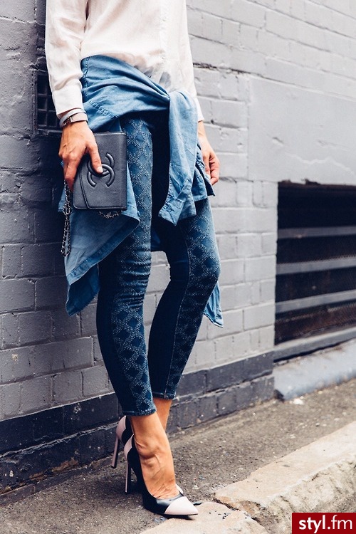 Jeansy Spodnie Moda