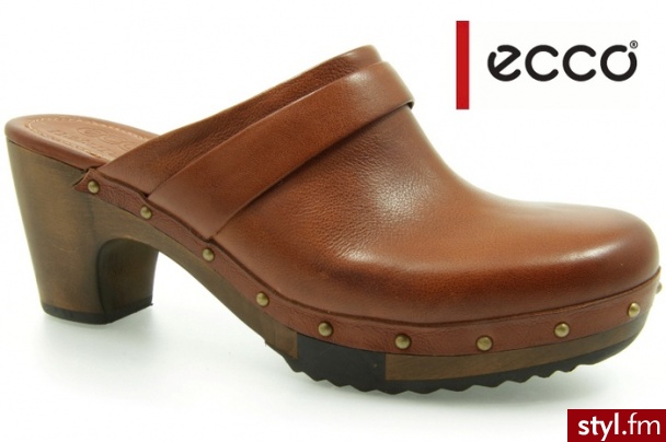 Ecco KIMBERLY COGNAC - Klapki Buty Moda