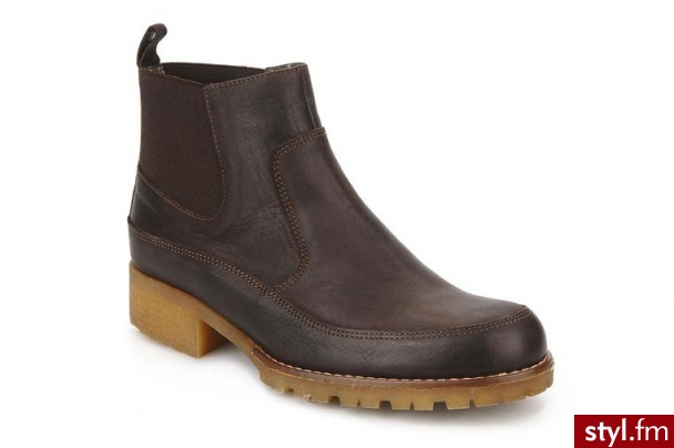 Espace PÓŁBUTY I BOTKI FARINGTON BY ESPACE (Brązowy) - Botki Buty Moda