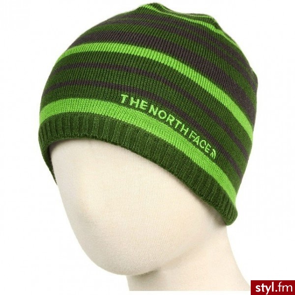 The North Face CZAPKA ZIMOWA YOUTH ROCKET BEANIE CONIFER GREE - Nakrycia głowy Dodatki Moda