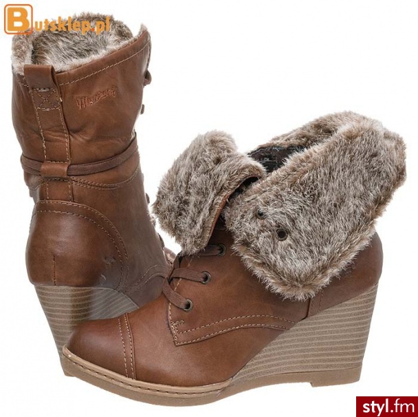 Mustang buty (31C072) BEŻOWY PÓŁBUTY - Półbuty Buty Moda
