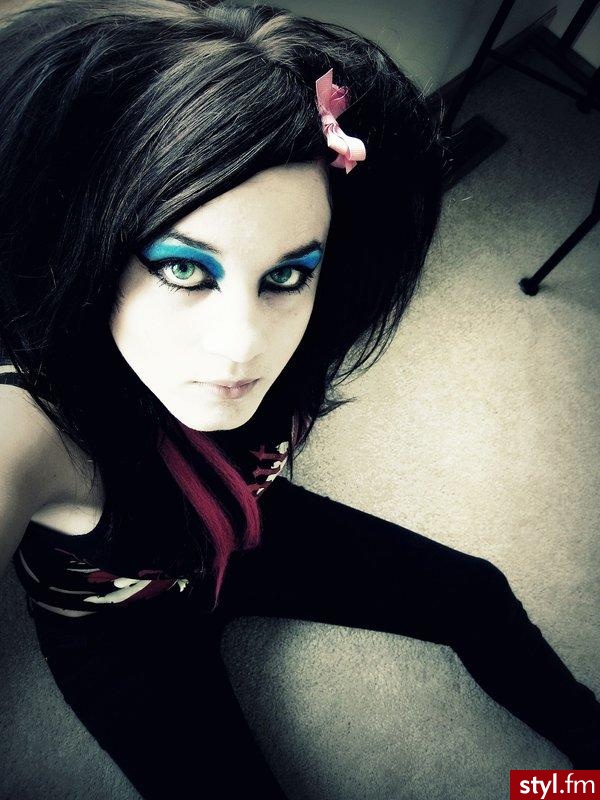EMO Alternatywne Średnie Fryzury