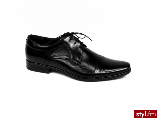 Conhpol Półbuty wizytowe 1750305M - Półbuty Buty Moda