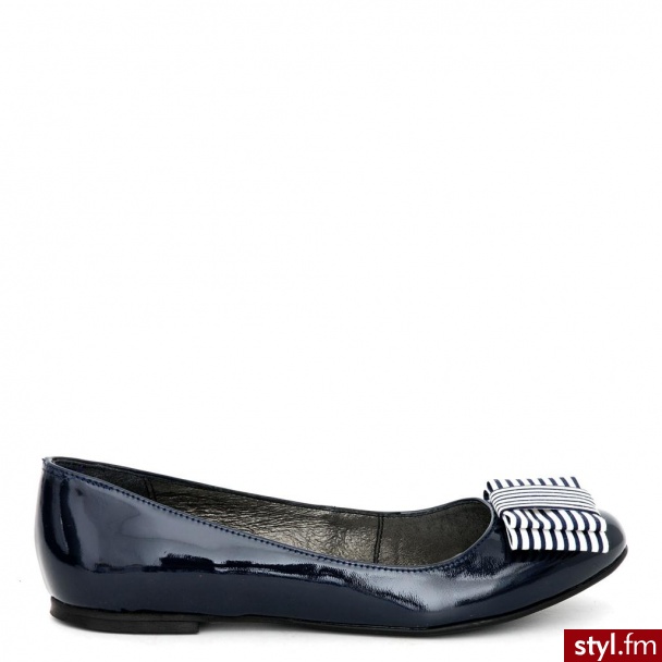 Venezia BALERINY 0766 VER BLU - Balerinki Buty Moda