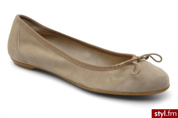 Valensi BALERINKI VEGA BY 24315Ante Taupe - Balerinki Buty Moda