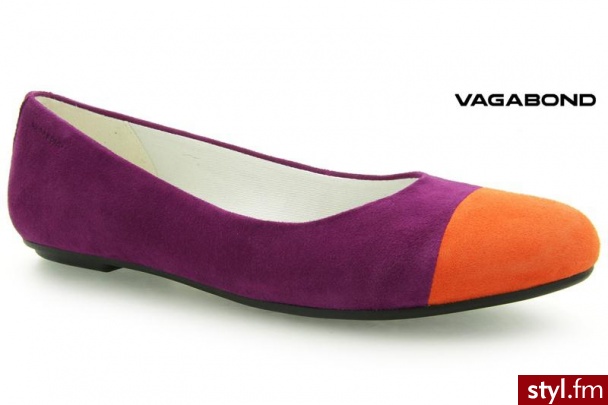 Vagabond AIDA Purple wine - Balerinki Buty Moda