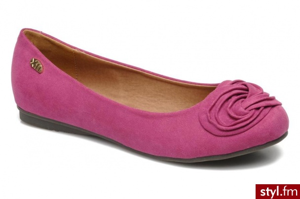 Xti Balerinki Jiga by (Różowy) - Balerinki Buty Moda