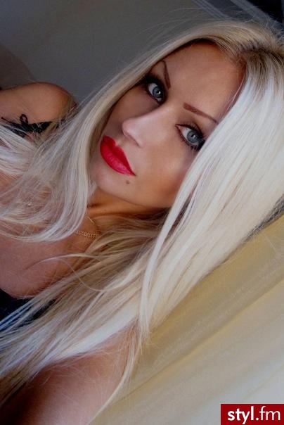 Blond Rozpuszczone Proste Na co dzień Długie Fryzury
