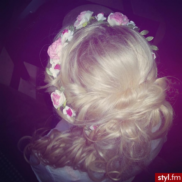 Blond Upięcie Kręcone Ślubne Długie Fryzury