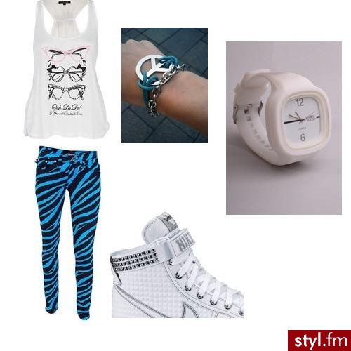 Takie tam dla Magdy ;*. White & Blue - Styler