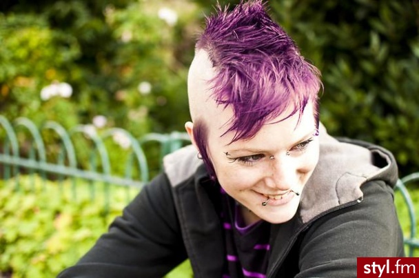 Punk Rock Alternatywne Średnie Fryzury