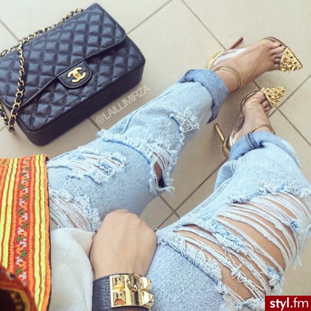Jeansy Spodnie Moda