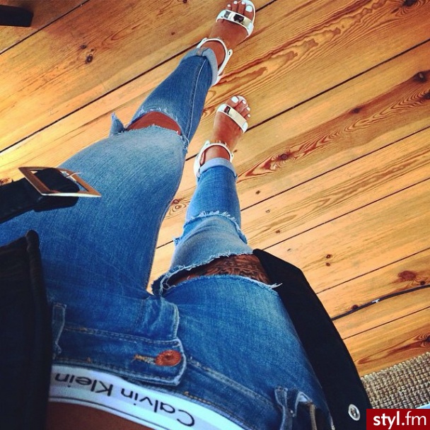 Jeansy Spodnie Moda