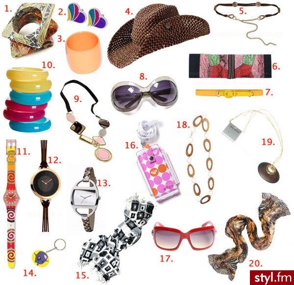 biżuteria i dodatki na lato 2008 ! - Gadżety Inne Moda