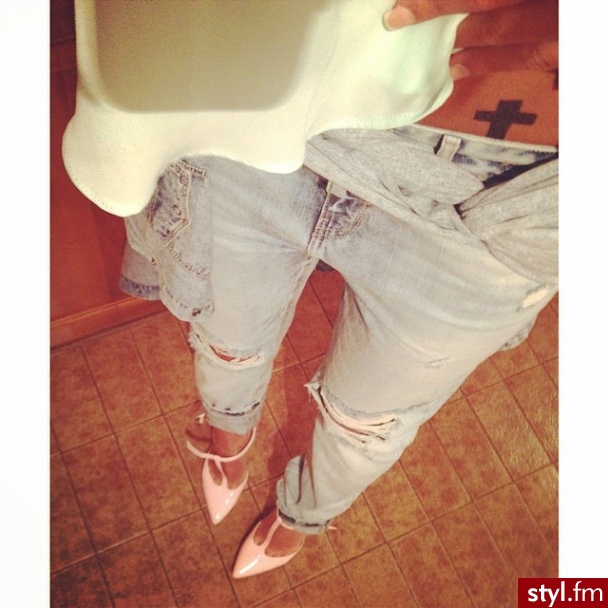 Jeansy Spodnie Moda