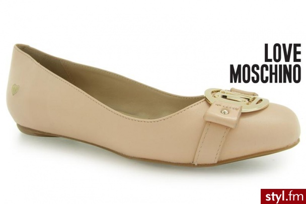 LOVE MOSCHINO SCARPA D.NANA05 NAPPA CIPRIA - Balerinki Buty Moda
