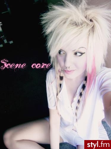 EMO Alternatywne Średnie Fryzury