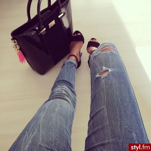 Jeansy Spodnie Moda