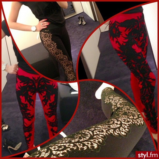 Leginsy Spodnie Moda