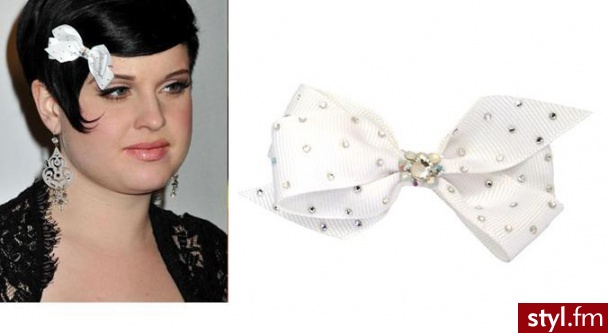 kokardka do włosów jak u Kelly Osbourne - Tarina Tarantino - 45$ - Pozostałe Dodatki Moda