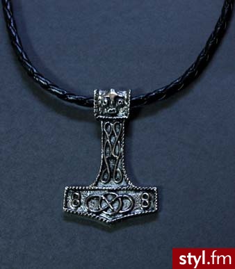 Wisiorek Młot Thora-09 (duży) - Wisiorki Biżuteria Moda