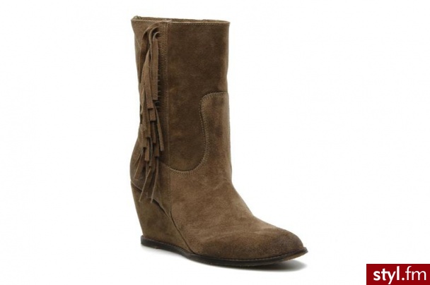 Méliné PÓŁBUTY I BOTKI MARCEL BY MÉLINÉ (Brązowy) - Botki Buty Moda