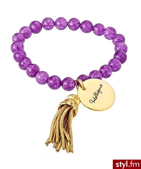 Bee Charming seria bransoletek gdzie każda jest inspiracja do czegoś -  44$.  fioletowa - inteligencja, biała - prawdziwa miłość, czarna - siła i pewność siebie, zielona - szczęście, szara stal - intuicja i uzdrawianie, jasna zieleń - wierność i harmonia - Pozostałe Dodatki Moda