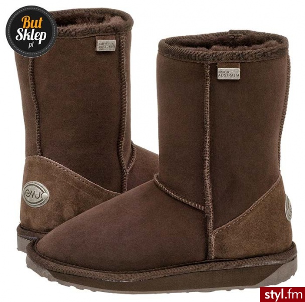 EMU AUSTRALIA BUTY PLATINUM STINGER LO CHOCOLATE (WP10002) - Emu Buty Moda
