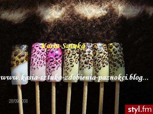 Panterkowo !! :) ;] - Paznokcie