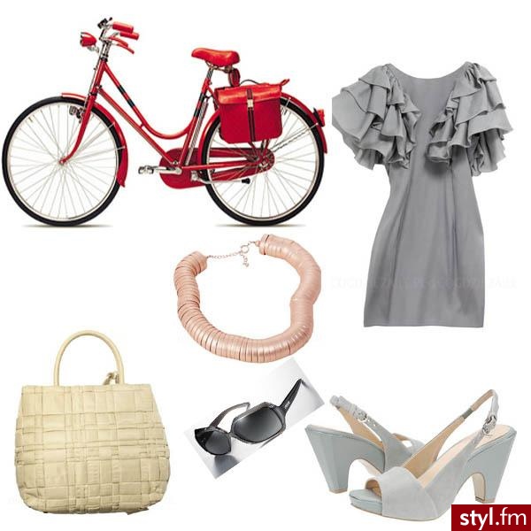 Rowerem na randkę Rower Gucci 8 480 zł; Sukienka H&M - 229 zł; Naszyjnik H&M - 59. 90 zł; Sandałki Bronx - 155 zł; Okulary Miu Miu - 525 zł; Torebka Deni Cler - 690 zł :) - Styler