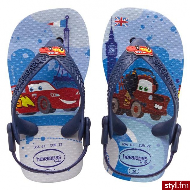 Havaianas SANDAŁKI JAPONKI BABY CARS - Klapki Buty Moda