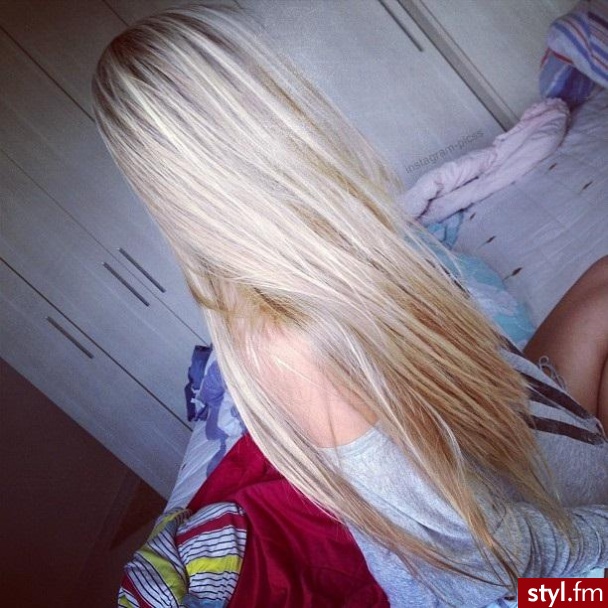 Blond Rozpuszczone Proste Na co dzień Długie Fryzury