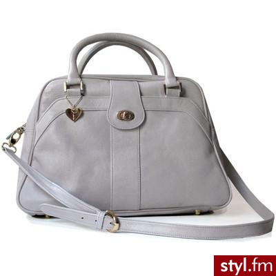 Hitchcock Grey Leather Bowler - Jenny Yuen - Shop Online - J... - Polyvore. Pobrano ze strony: http://www.polyvore.com/hitchcock_grey_leather_bowler_jenny/thing?id=5371246 - Pozostałe Torebki Moda