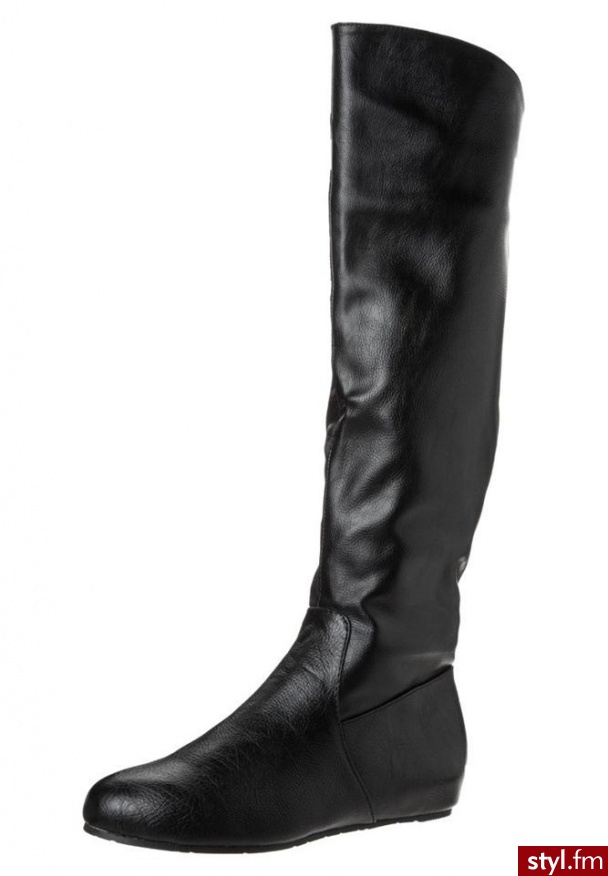 Francesco Milano Kozaki czarny (g103k) - Kozaki Buty Moda