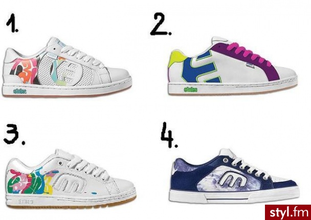 1.Etnies Drop-Out-60 S
2.Etnies Fader
3.Etnies Callicut
4.Etnies Dasit - Pozostałe Buty Moda