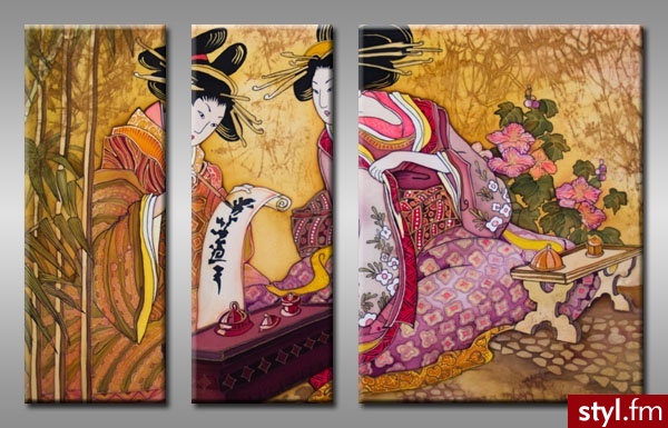 Galerialu Obraz C3TRYPTYK1174 Japonki, Japonia - Klapki Buty Moda