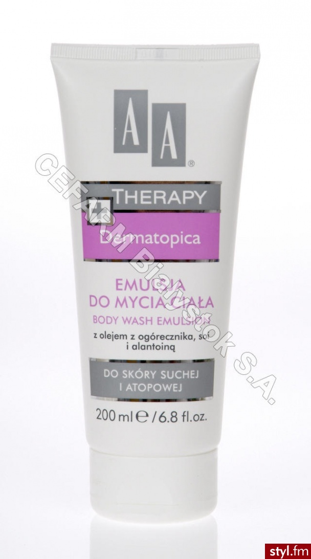 AA Oceanic THERAPY DERMATOPICA EMULSJA DO MYCIA CIAŁA DO SKÓRY SUCHEJ I ATOPOWEJ 200 ml - Emu Buty Moda