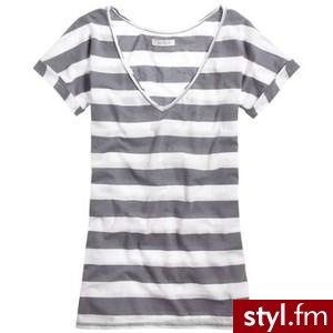 American Eagle Women\\\'s Aerie Striped Comfy Slouchy T Wild Gr... - Polyvore. Pobrano ze strony: http://www.polyvore.com/american_eagle_womens_aerie_striped/thing?id=16407882 - Pozostałe Ciuchy Moda