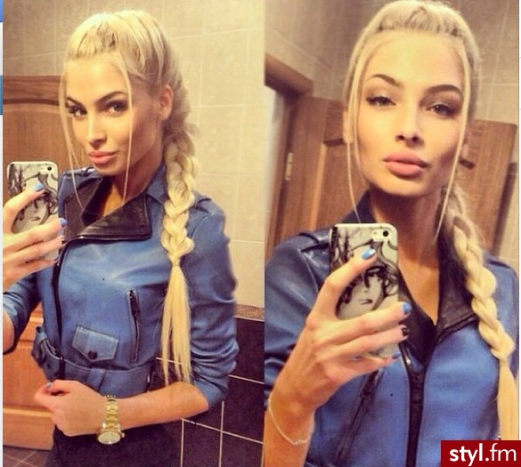 Blond Warkocze Proste Na co dzień Długie Fryzury