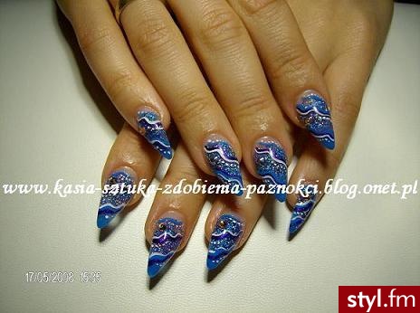 To nie jest moje wykonanie... znalezione w internecie :)) - Paznokcie